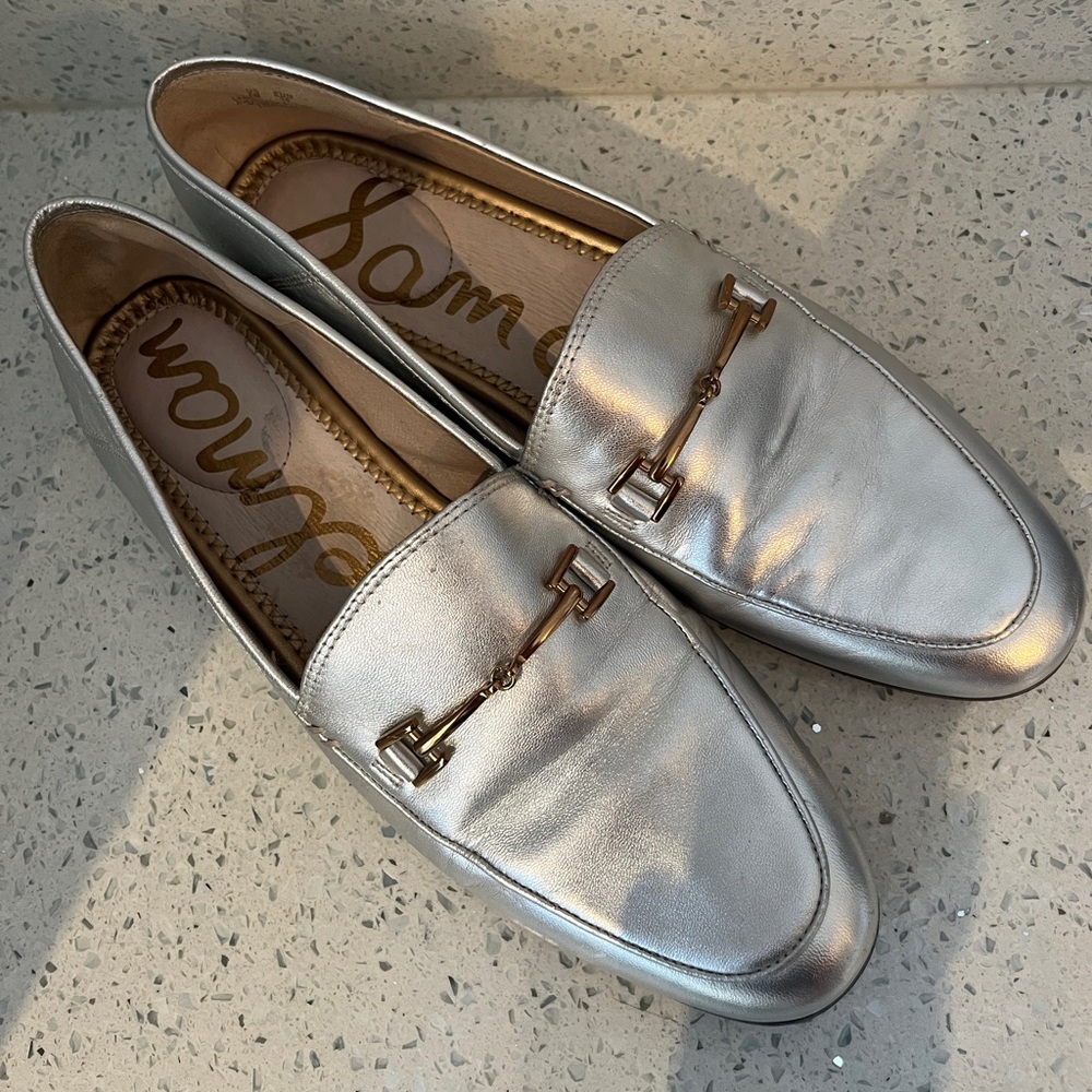 Sam Edelman Lorraine Flats Silver